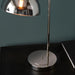 Endon 100043 Caspa 1lt Table Bright nickel plate & mirrored glass 7W LED E14 (Required) - westbasedirect.com