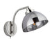 Endon 100044 Caspa 1lt Wall Bright nickel plate & mirrored glass 7W LED E14 (Required) - westbasedirect.com