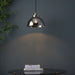 Endon 100046 Caspa 1lt Pendant Bright nickel plate & mirrored glass 10W LED E27 (Required) - westbasedirect.com