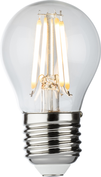 Knightsbridge GBD4AESC 230V 4W LED ES Clear Golf Ball Filament Lamp 2700K Dimmable