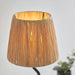 Endon 100958 Wriggle 1lt Table Matt black & natural raffia 7W LED E14 (Required) - westbasedirect.com