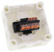 Wiska 10110405 COMBI 308 Junction Box + 3x 3-pole WAGO 221-413 Connectors - White - westbasedirect.com