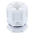 Wiska 10112913 TRISHOT ETKV-SET 20mm Cable Gland and Locknut White - westbasedirect.com