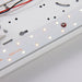 Saxby 101338 DualLED 5FT 58W Matt white paint & opal pc 58W LED module (SMD 2835) CCT ( ) - westbasedirect.com