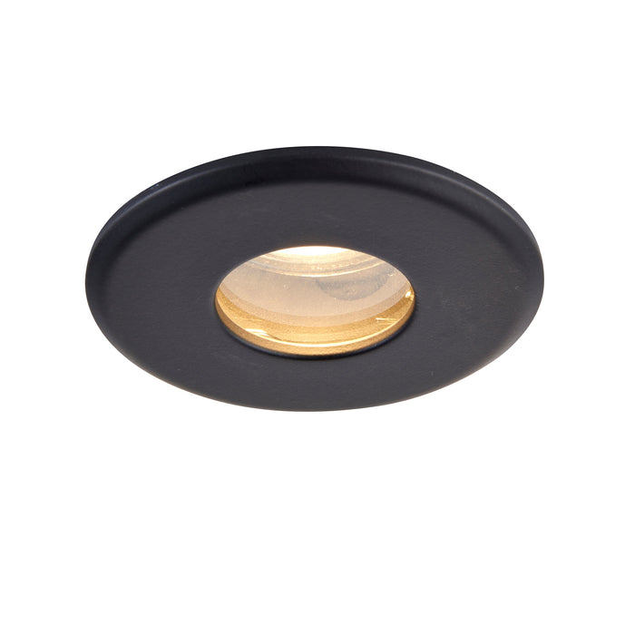 Saxby 101344 ShieldPLUS iP65 IP65 50W Matt black paint 50W GU10 reflector (Required) - westbasedirect.com