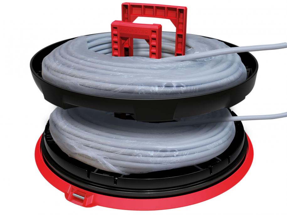 Runpotec RUN10136 X Board Cable Roller XB500 loadable upto 800kg - westbasedirect.com