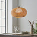 Endon 101572 Bali 1lt Pendant Natural bamboo, white PC & matt black 10W LED E27 (Required) - westbasedirect.com