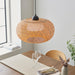 Endon 101572 Bali 1lt Pendant Natural bamboo, white PC & matt black 10W LED E27 (Required) - westbasedirect.com