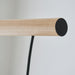 Endon 101678 Sven 3lt Pendant Matt black & natural wood 3 x 10W LED E27 (Required) - westbasedirect.com