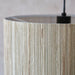 Endon 101691 Longshore 1lt Pendant Natural seagrass & matt black 10W LED E27 (Required) - westbasedirect.com