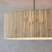 Endon 101692 Longshore 2lt Pendant Natural seagrass & matt black 2 x 10W LED E27 (Required) - westbasedirect.com