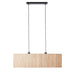 Endon 101692 Longshore 2lt Pendant Natural seagrass & matt black 2 x 10W LED E27 (Required) - westbasedirect.com