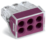 Wago 773-106 6-Way Push Wire Connector (50 Full Box)