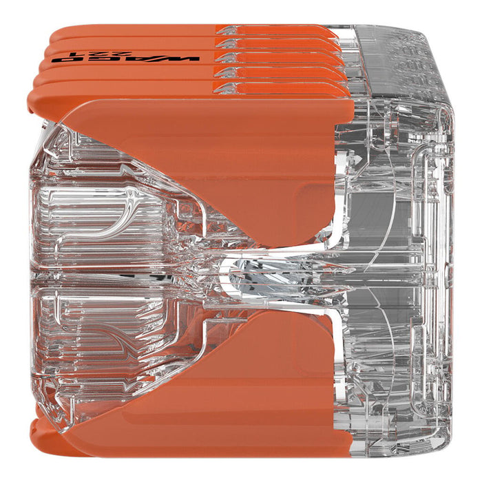 Wago 221-420 4mm² 10-Way Compact Splicing Connector - Transparent (15 Full Box)