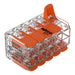 Wago 221-420 4mm² 10-Way Compact Splicing Connector - Transparent - westbasedirect.com