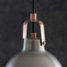 Endon 102544 Lazenby 1lt Pendant Aged pewter & aged copper plate 10W LED E27 (Required) - westbasedirect.com