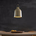 Endon 102545 Lazenby 1lt Pendant Antique brass plate 10W LED E27 (Required) - westbasedirect.com