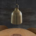 Endon 102545 Lazenby 1lt Pendant Antique brass plate 10W LED E27 (Required) - westbasedirect.com