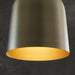 Endon 102545 Lazenby 1lt Pendant Antique brass plate 10W LED E27 (Required) - westbasedirect.com