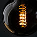 Endon 102616 Spiral 1lt Accessory Smoked glass 4W LED E27 Warm White - westbasedirect.com