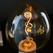 Endon 102622 Swirl 1lt Accessory Amber glass 4W LED E27 Warm White - westbasedirect.com