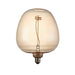 Endon 102622 Swirl 1lt Accessory Amber glass 4W LED E27 Warm White - westbasedirect.com