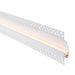 Saxby 102665 Rigel Wall Flange Plaster-in 2m Aluminium Profile/Extrusion White Matt white paint & opal pc - westbasedirect.com