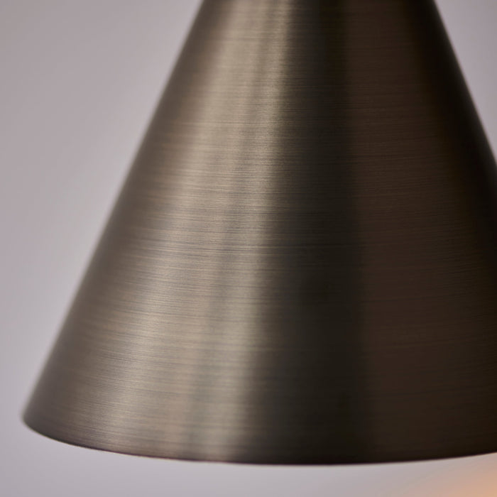 Endon 102894 Cape Wall Brushed antique bronze plate 7W LED E14 (Required)