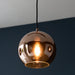 Endon 102929 Boli 3lt Pendant Copper mirrored glass & matt black paint 3 x 10W LED E27 (Required) - westbasedirect.com