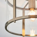 Endon 103112 Hopton 1lt Flush Antique brass plate & clear glass 10W LED E27 (Required) - westbasedirect.com