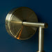 Endon 103173 Allegra 1lt Wall Antique brass plate & clear spiral glass 7W LED E14 (Required) - westbasedirect.com