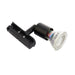 Saxby 103845 Arezzo Mini track Head black 35W Matt black paint & black plastic 35W GU10 reflector (Required) - westbasedirect.com