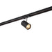 Saxby 103848 Arezzo track Head black 7W Matt black paint & chrome effect plate 7W LED GU10 (Required) - westbasedirect.com