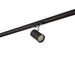 Saxby 103848 Arezzo track Head black 7W Matt black paint & chrome effect plate 7W LED GU10 (Required) - westbasedirect.com