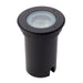 Saxby 103851 Pillar round Black IP65 7W Clear glass & matt black paint 7W LED GU10 (Required) - westbasedirect.com