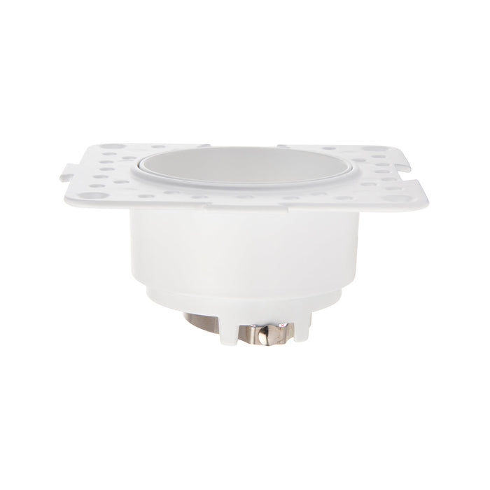 Saxby 103941 Trimless linkable white 50W Matt white paint 50W GU10 reflector (Required) - westbasedirect.com