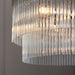 Endon 104112 Marietta 5lt Pendant Bright nickel plate & clear glass 5 x 7W LED E14 (Required) - westbasedirect.com