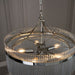 Endon 104112 Marietta 5lt Pendant Bright nickel plate & clear glass 5 x 7W LED E14 (Required) - westbasedirect.com