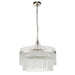 Endon 104112 Marietta 5lt Pendant Bright nickel plate & clear glass 5 x 7W LED E14 (Required) - westbasedirect.com