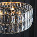 Endon 104466 Clifton 3lt Pendant Bright nickel plate & clear crystal glass 3 x 6W LED E14 (Required) - westbasedirect.com