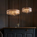 Endon 104466 Clifton 3lt Pendant Bright nickel plate & clear crystal glass 3 x 6W LED E14 (Required) - westbasedirect.com