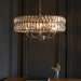 Endon 104467 Clifton 5lt Pendant Bright nickel plate & clear crystal glass 5 x 6W LED E14 (Required) - westbasedirect.com