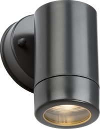 Knightsbridge EA1A EAMON 230V IP54 GU10 Polycarbonate Single Wall Light - Anthracite