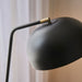 Endon 106337 Brair New 1lt Floor Matt black & antique brass paint 10W LED E27 (Required) - westbasedirect.com