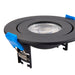 Saxby 106537 Shield360 4CCT Tri Wattage Black IP44 8W Matt black paint 8W LED module (SMD 2835  CCT) CCT - westbasedirect.com