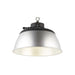 Saxby 106739 Helios Aluminium shade for 150W and 200W Satin silver grey aluminium effect - westbasedirect.com