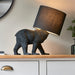 Endon 106787 Barack Bear 1lt Table Matt black & black fabric 10W LED E27 (Required) - westbasedirect.com