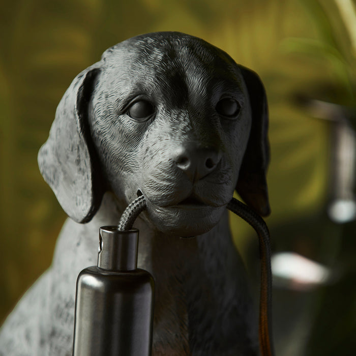 Endon 107365 Labrador Puppy Table Matt black 7W LED E14 (Required)