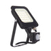 Saxby 107640 Guard PIR 20W Floodlight IP65 Matt Black Paint & Clear Glass Cool White 4000K - westbasedirect.com