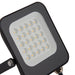 Saxby 107640 Guard PIR 20W Floodlight IP65 Matt Black Paint & Clear Glass Cool White 4000K - westbasedirect.com